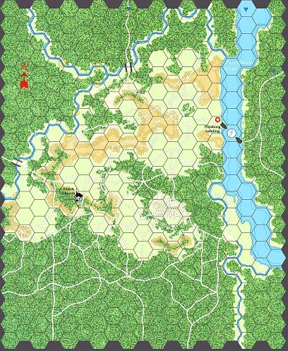 Shiloh Game Map