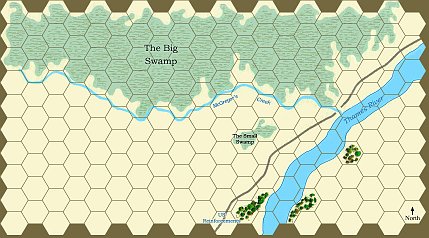 Road to Richmond Game Map